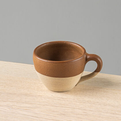 Taza Latte 12oz-Cafe Mate mitad Pasta Natural