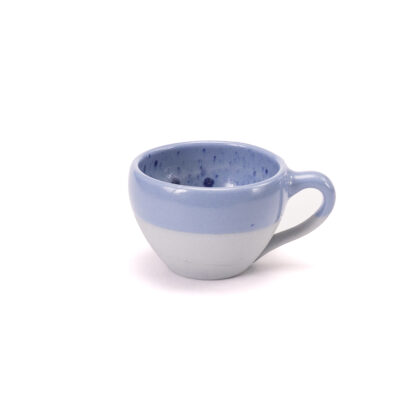 Taza Latte 10oz-Pasta Azul Interior Jaspeado Azul