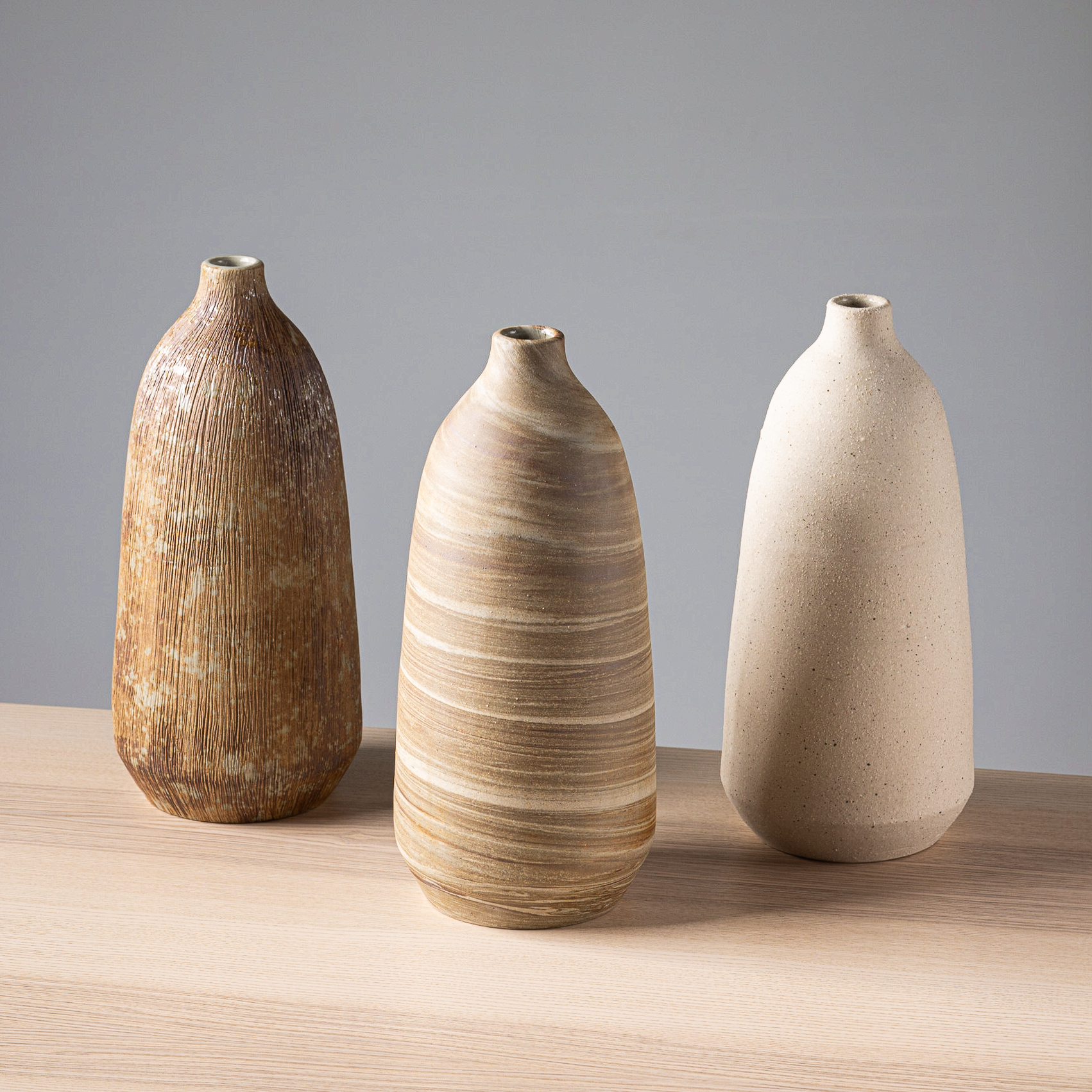 Jarron Florero Grande-Pasta Natural