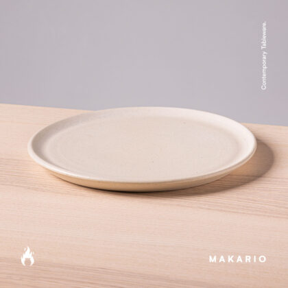 Plato Plano 25cm-Blanco Mate