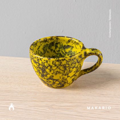 Taza Latte 12oz-Amarillo y Lumbre