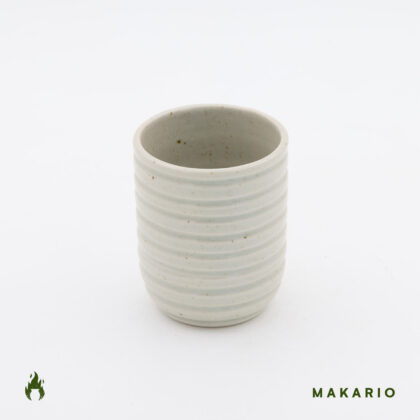 Vaso Boleado Rayado 16oz-Natural Transparente