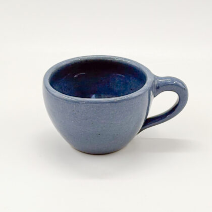 Taza Latte 6oz-Pasta Azul Natural Brillante