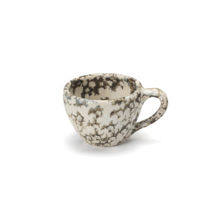 Taza Latte 10oz-Blanco Acuarela Negro