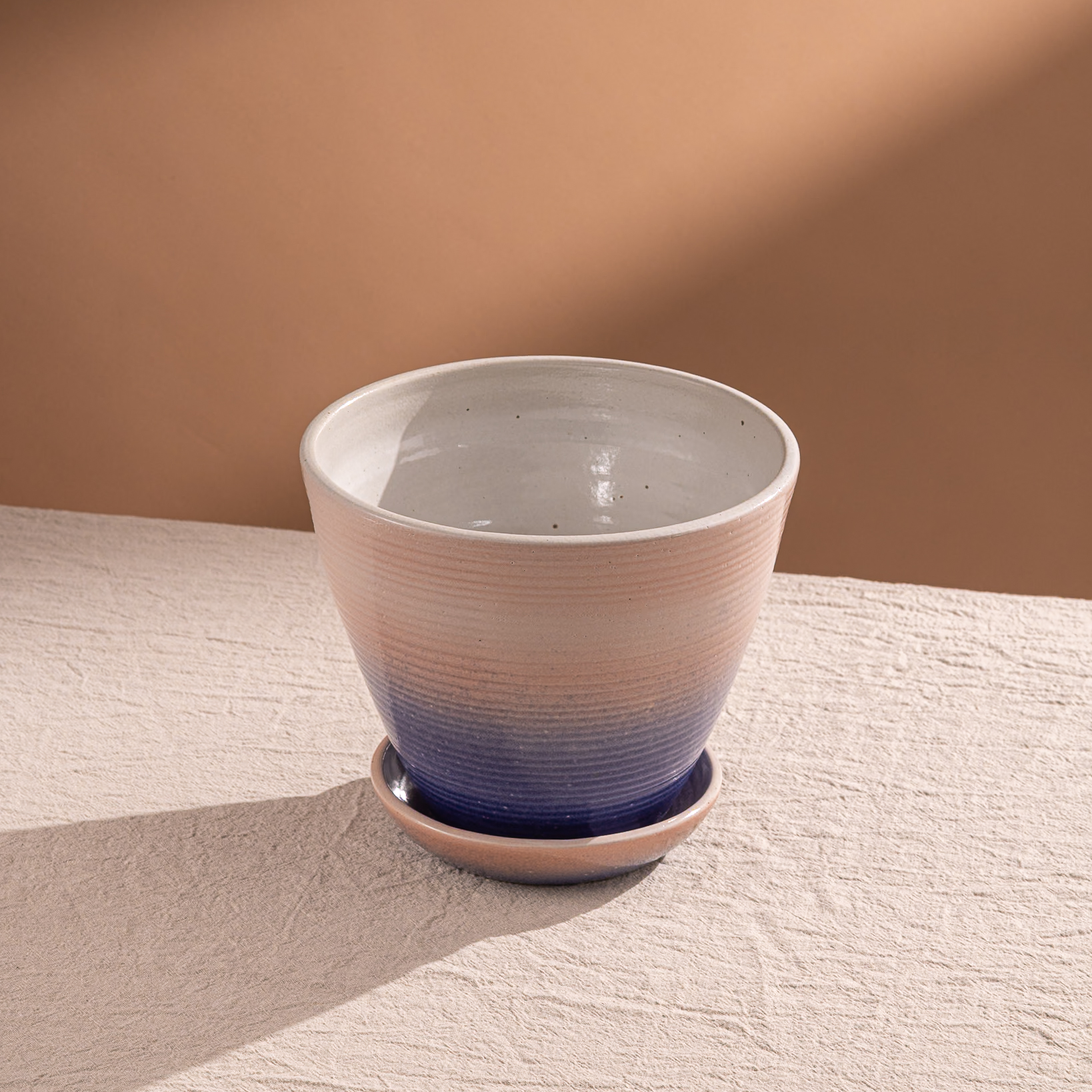 Maceta Boleada con Base-Degradado