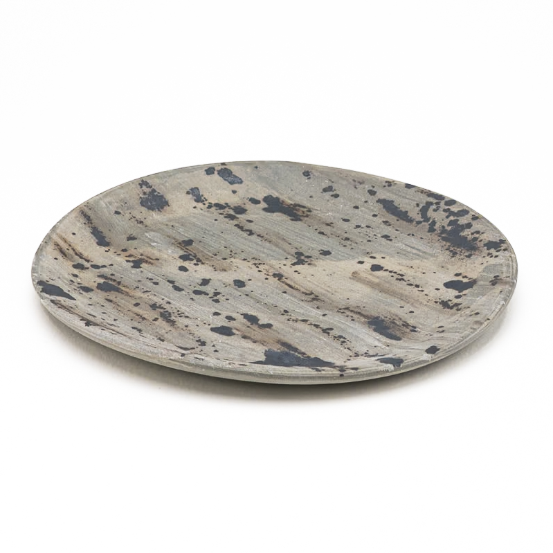 Plato 28cm-Mezcla de pastas con manchas oxido