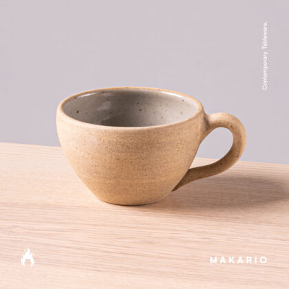 Taza Latte 12oz-Pasta Oxido interior Brillante