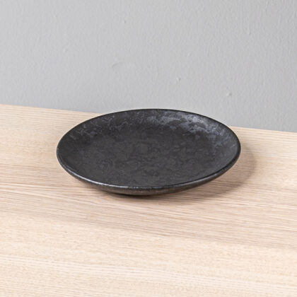 Plato Plano 22cm-Negro Lumbre